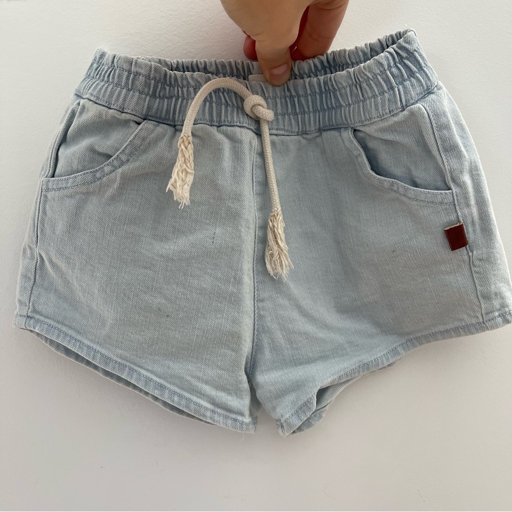 Kidwild organic soft denim shorts - Picture 2 of 5